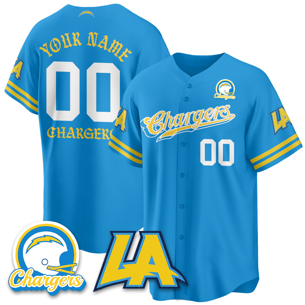 LVG Born x Raised Baseball Custom Jersey - Stitched