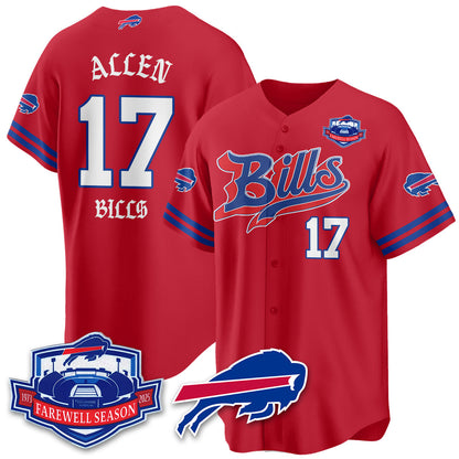 BUF Born x Raised Baseball Jersey - Stitched