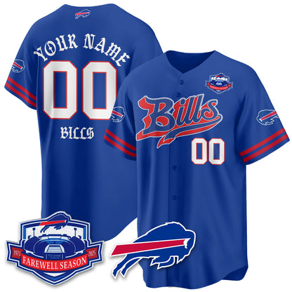 BUF Born x Raised Baseball Jersey - Stitched