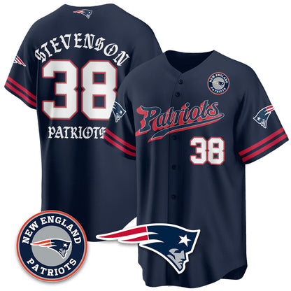 NE Born x Raised Baseball Jersey - Stitched