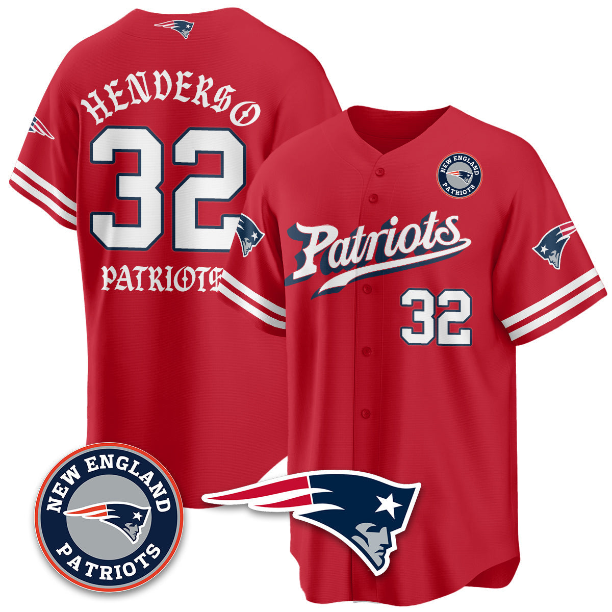 NE Born x Raised Baseball Jersey - Stitched
