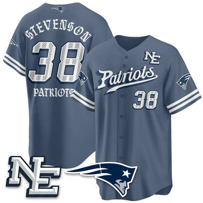 NE Born x Raised Baseball Jersey - Stitched