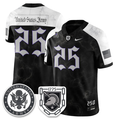 Army Black Knights Vapor Limited Jersey - 250 Years of Service and Sacrifice - Stitched