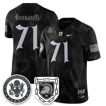 Army Black Knights Vapor Limited Jersey - 250 Years of Service and Sacrifice - Stitched