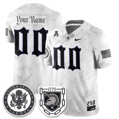 Army Black Knights Vapor Limited Jersey - 250 Years of Service and Sacrifice - Stitched