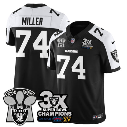 LVR 3-Time Champions Patch Vapor Limited Jersey - Stitched