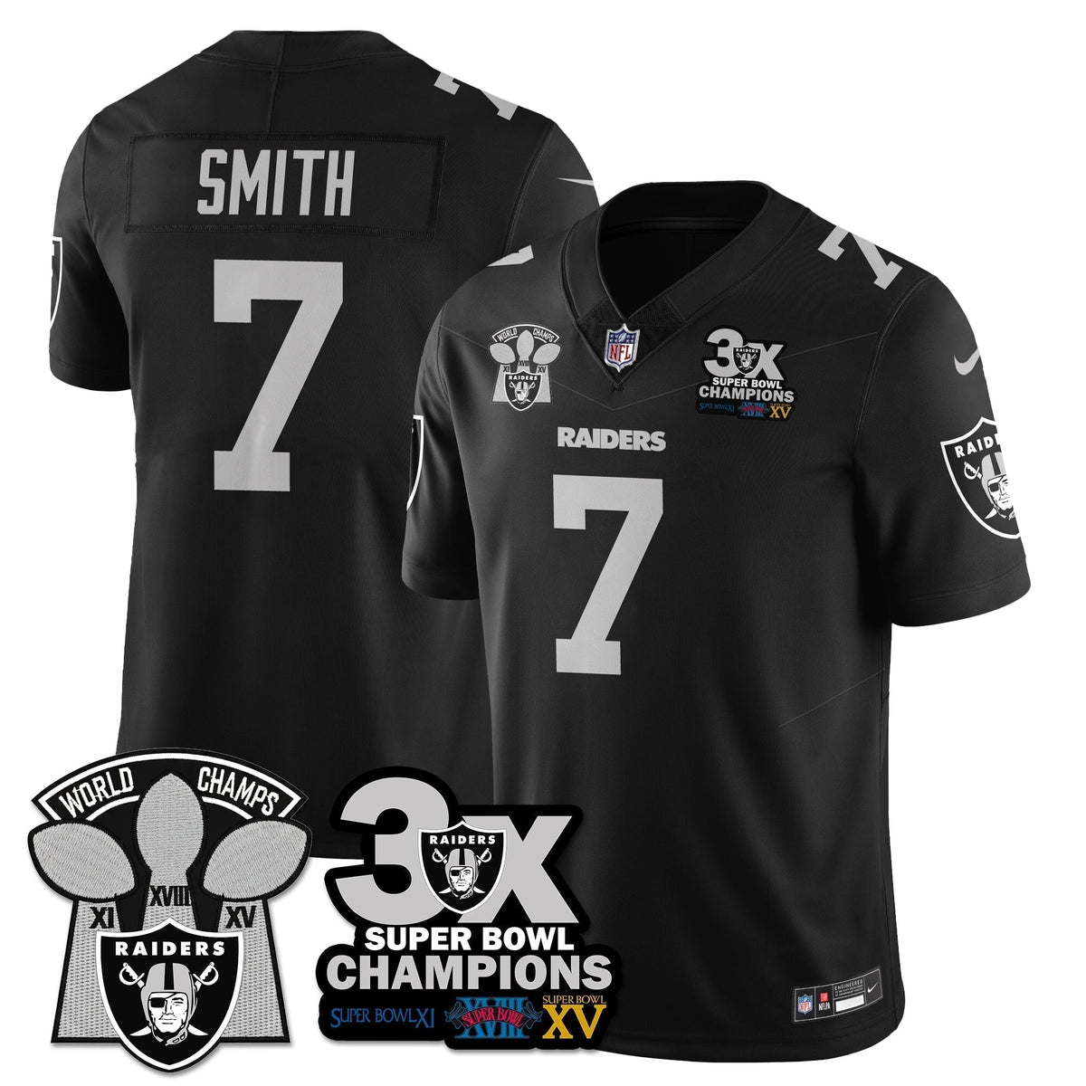 LVR 3-Time Champions Patch Vapor Limited Jersey - Stitched