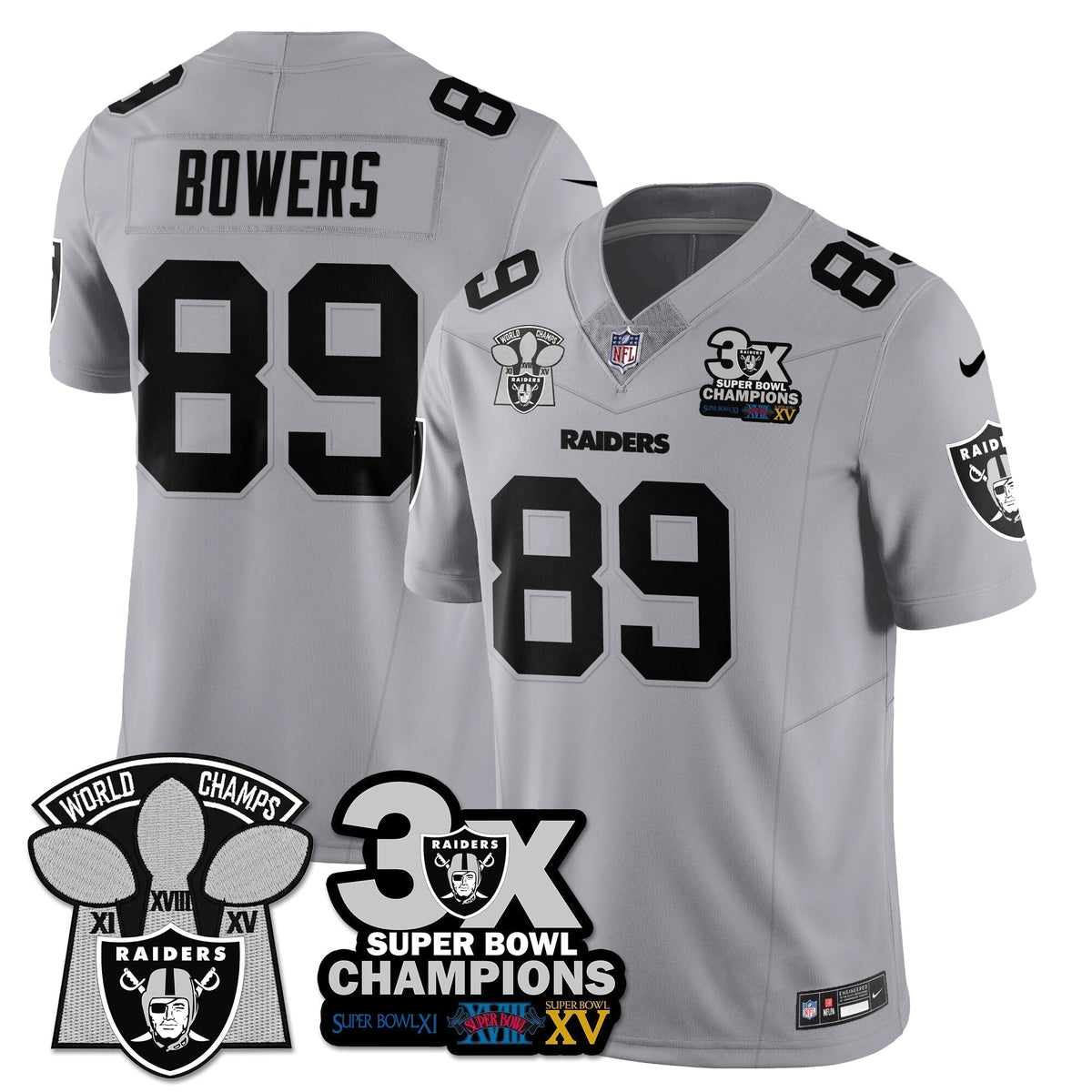 LVR 3-Time Champions Patch Vapor Limited Jersey - Stitched
