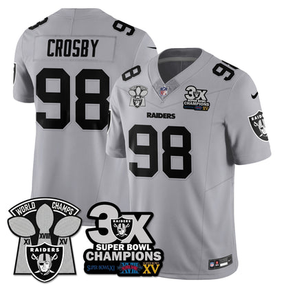 LVR 3-Time Champions Patch Vapor Limited Jersey - Stitched