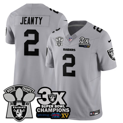 LVR 3-Time Champions Patch Vapor Limited Jersey - Stitched