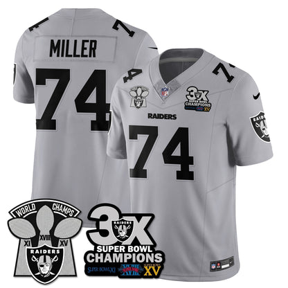 LVR 3-Time Champions Patch Vapor Limited Jersey - Stitched