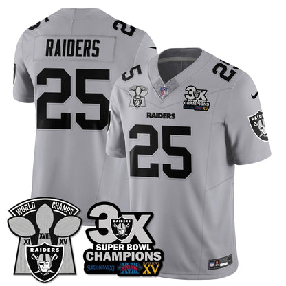 LVR 3-Time Champions Patch Vapor Limited Jersey - Stitched