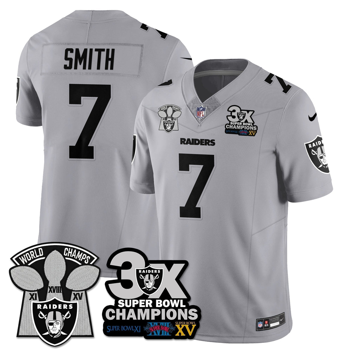 LVR 3-Time Champions Patch Vapor Limited Jersey - Stitched