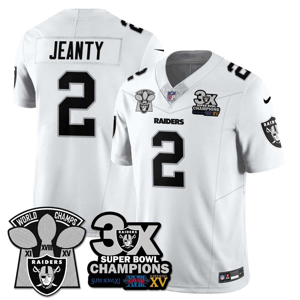 LVR 3-Time Champions Patch Vapor Limited Jersey - Stitched