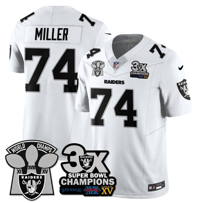 LVR 3-Time Champions Patch Vapor Limited Jersey - Stitched