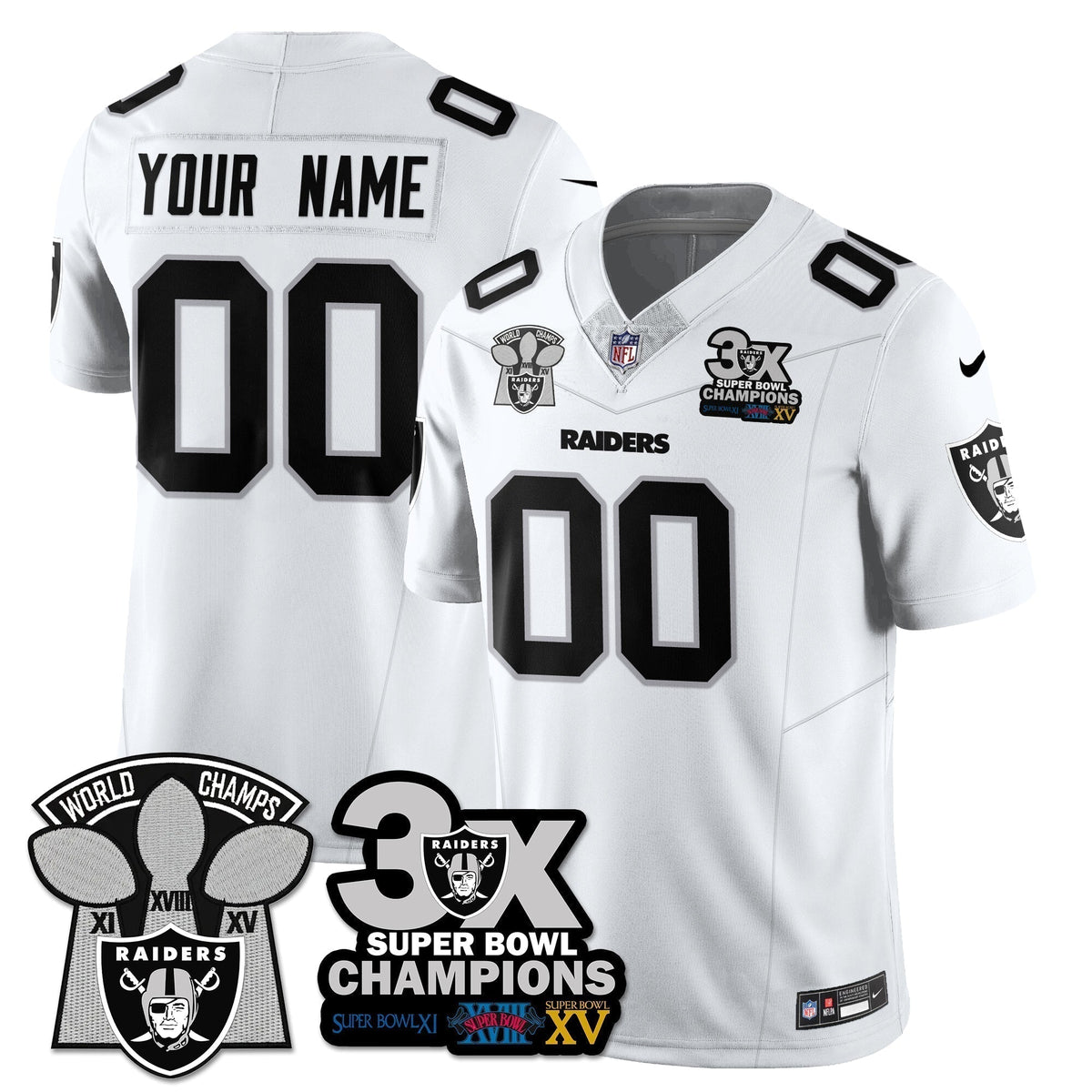 LVR 3-Time Champions Patch Vapor Limited Jersey - Stitched