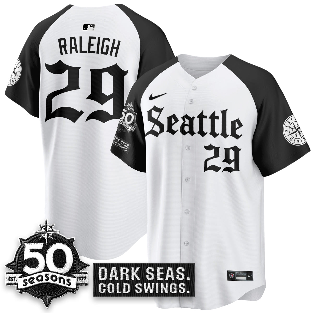 SEA 'Gothic Edition' Vapor Premier Limited Jersey - 50th Anniversary - Stitched