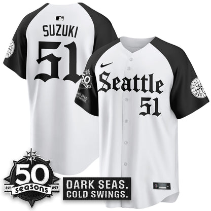 SEA 'Gothic Edition' Vapor Premier Limited Jersey - 50th Anniversary - Stitched