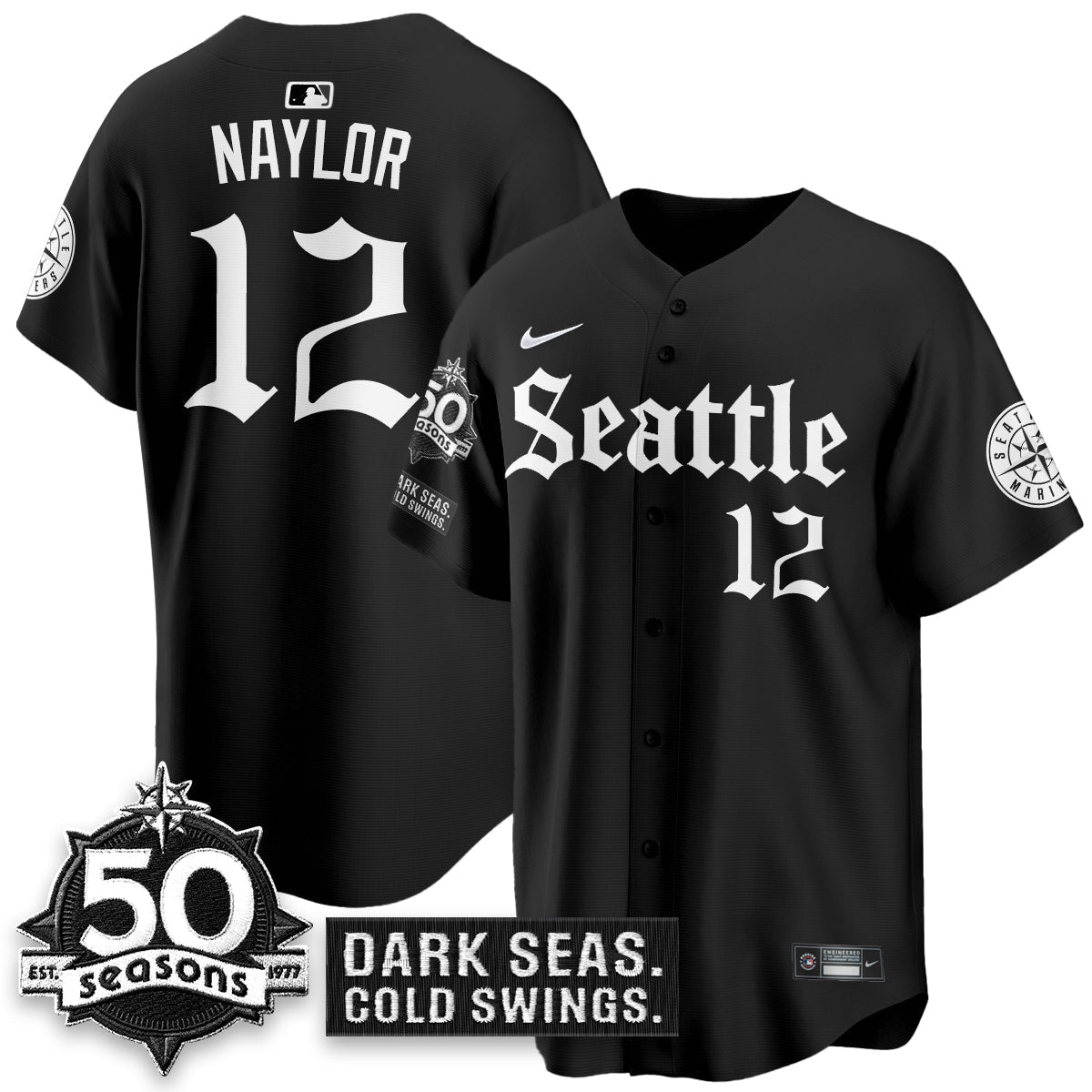 SEA 'Gothic Edition' Vapor Premier Limited Jersey - 50th Anniversary - Stitched