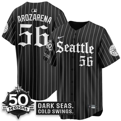 SEA 'Gothic Edition' Vapor Premier Limited Jersey - 50th Anniversary - Stitched