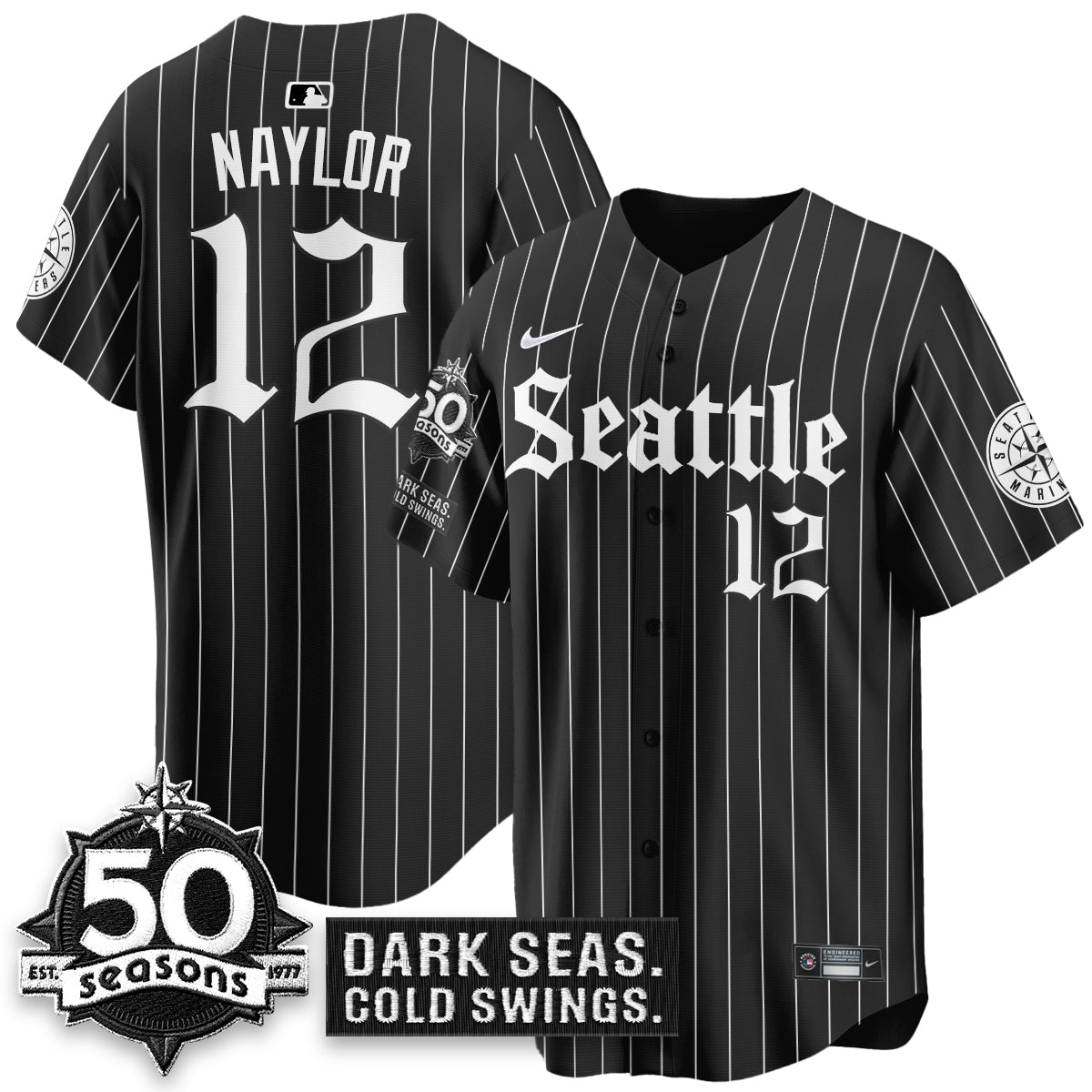 SEA 'Gothic Edition' Vapor Premier Limited Jersey - 50th Anniversary - Stitched