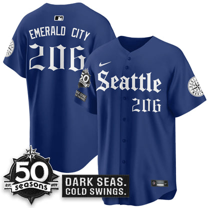 SEA 'Gothic Edition' Vapor Premier Limited Jersey - 50th Anniversary - Stitched