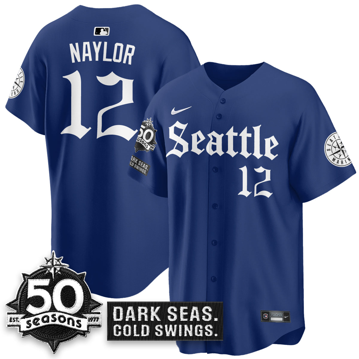 SEA 'Gothic Edition' Vapor Premier Limited Jersey - 50th Anniversary - Stitched
