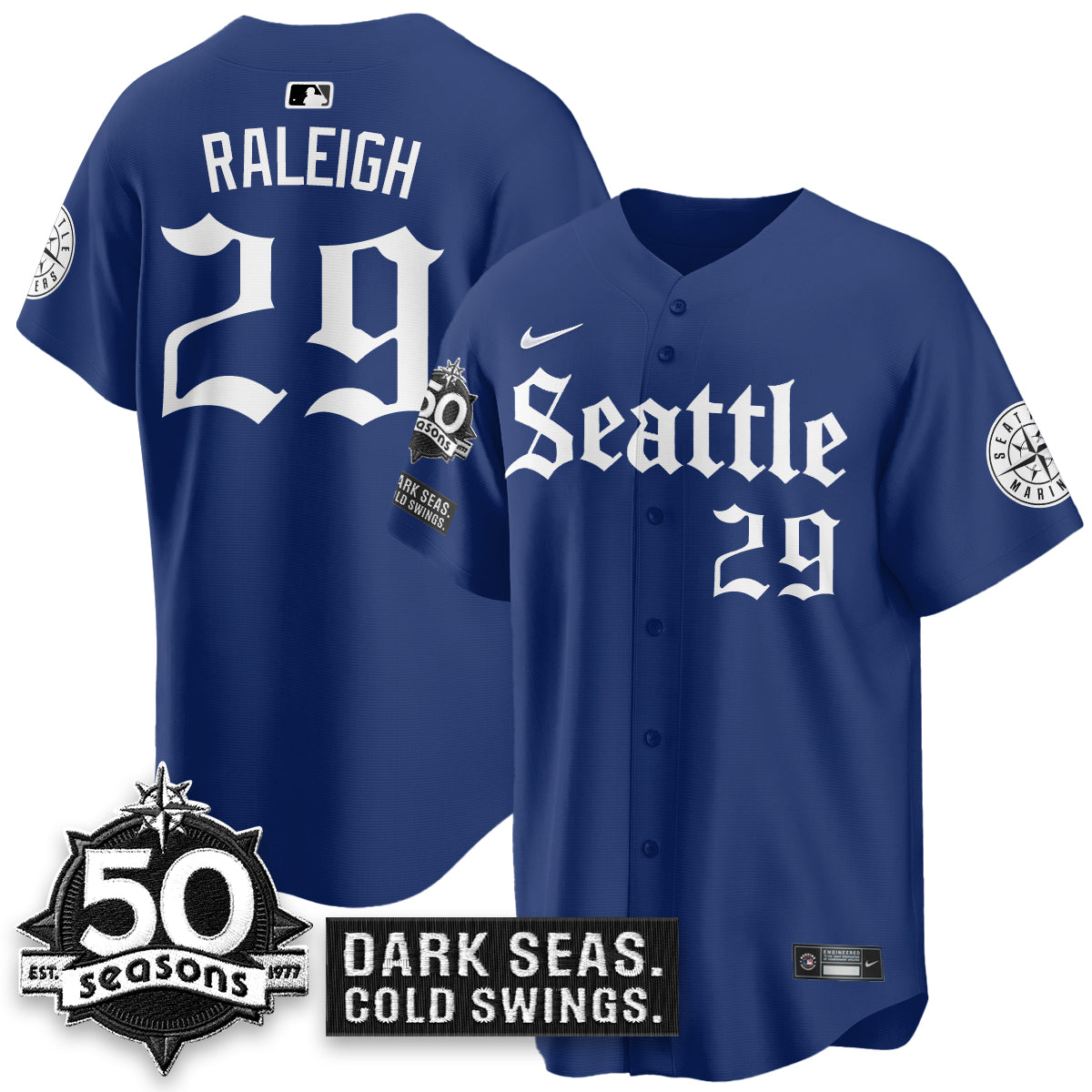 SEA 'Gothic Edition' Vapor Premier Limited Jersey - 50th Anniversary - Stitched