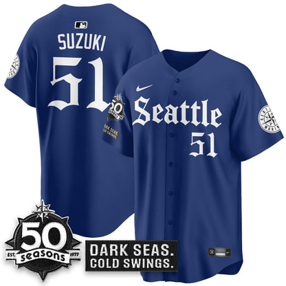 SEA 'Gothic Edition' Vapor Premier Limited Jersey - 50th Anniversary - Stitched
