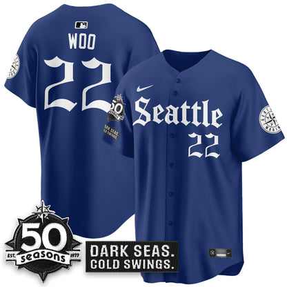 SEA 'Gothic Edition' Vapor Premier Limited Jersey - 50th Anniversary - Stitched