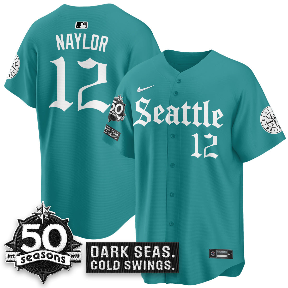 SEA 'Gothic Edition' Vapor Premier Limited Jersey - 50th Anniversary - Stitched