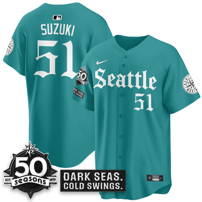 SEA 'Gothic Edition' Vapor Premier Limited Jersey - 50th Anniversary - Stitched
