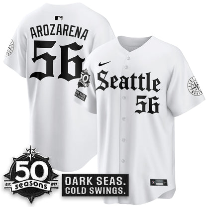 SEA 'Gothic Edition' Vapor Premier Limited Jersey - 50th Anniversary - Stitched