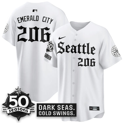 SEA 'Gothic Edition' Vapor Premier Limited Jersey - 50th Anniversary - Stitched