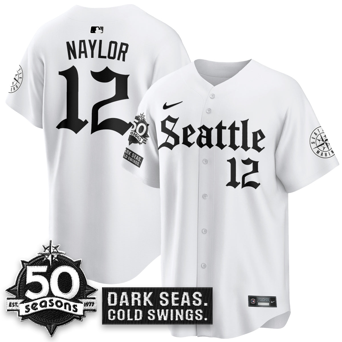 SEA 'Gothic Edition' Vapor Premier Limited Jersey - 50th Anniversary - Stitched