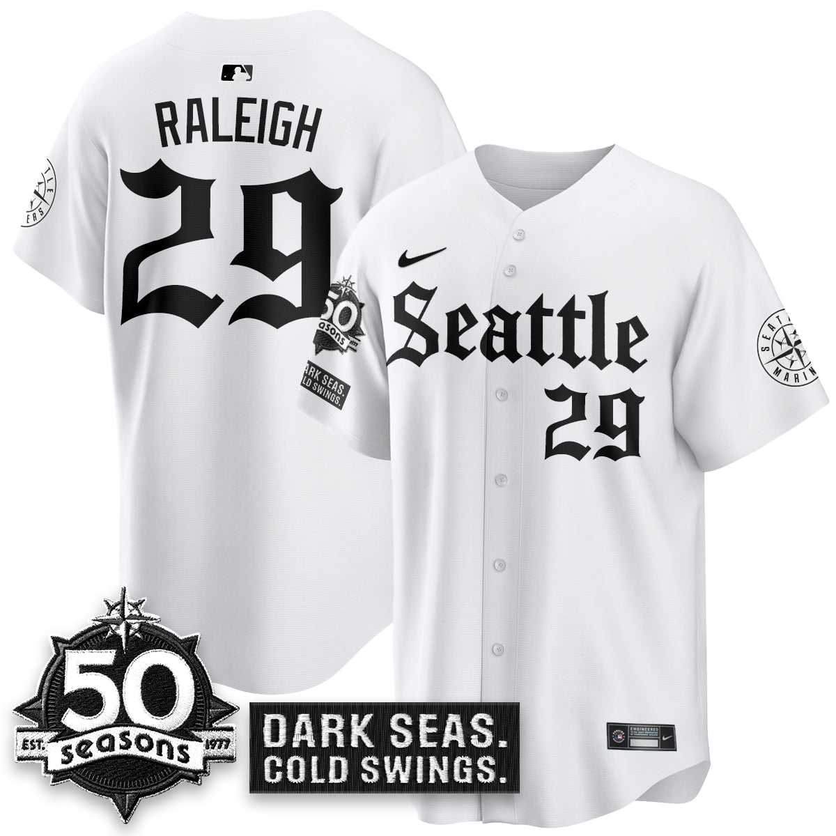 SEA 'Gothic Edition' Vapor Premier Limited Jersey - 50th Anniversary - Stitched