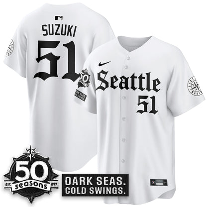 SEA 'Gothic Edition' Vapor Premier Limited Jersey - 50th Anniversary - Stitched