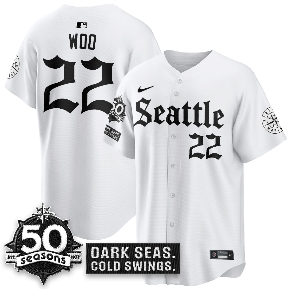 SEA 'Gothic Edition' Vapor Premier Limited Jersey - 50th Anniversary - Stitched