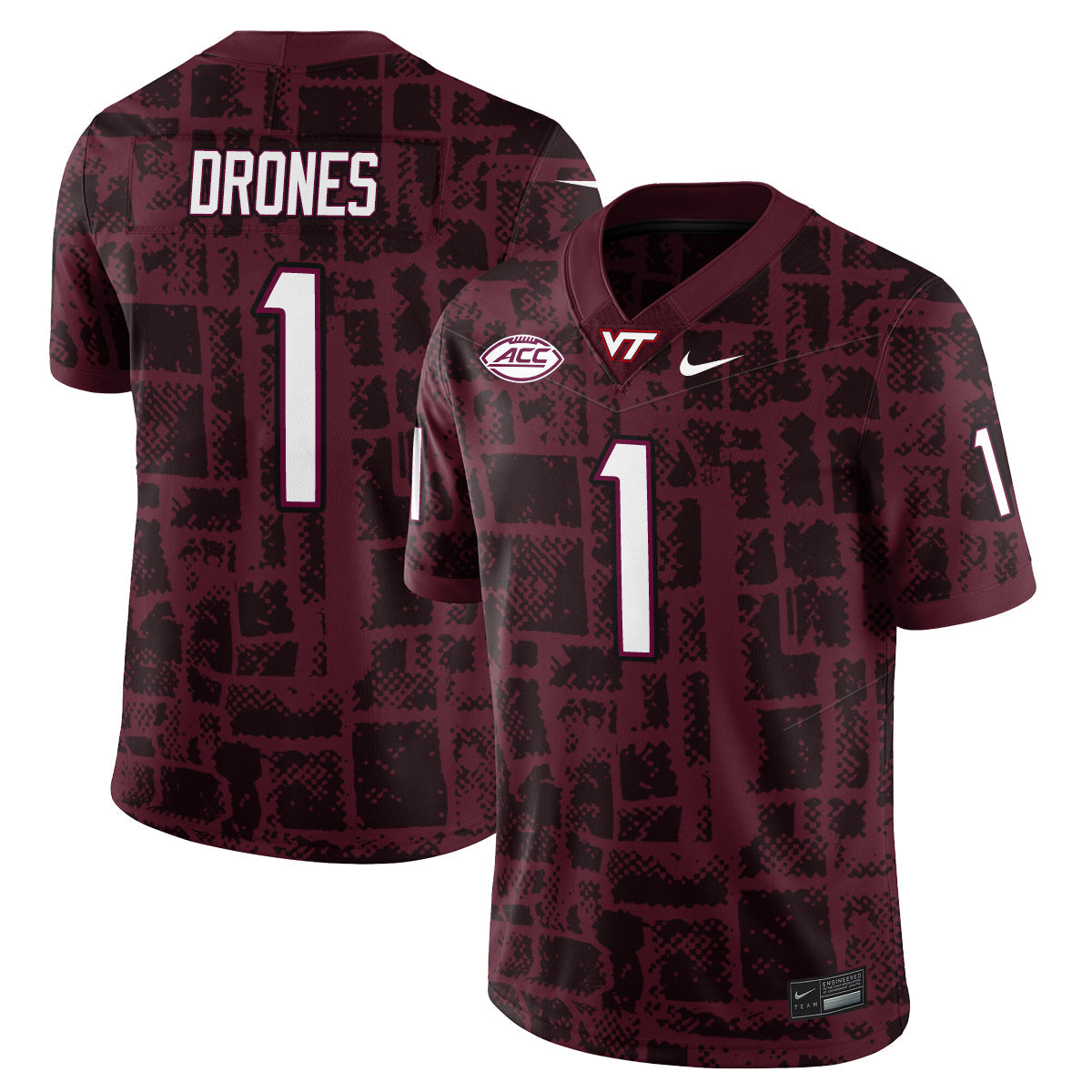 Virginia Tech Football Vapor Limited Jersey - Stitched