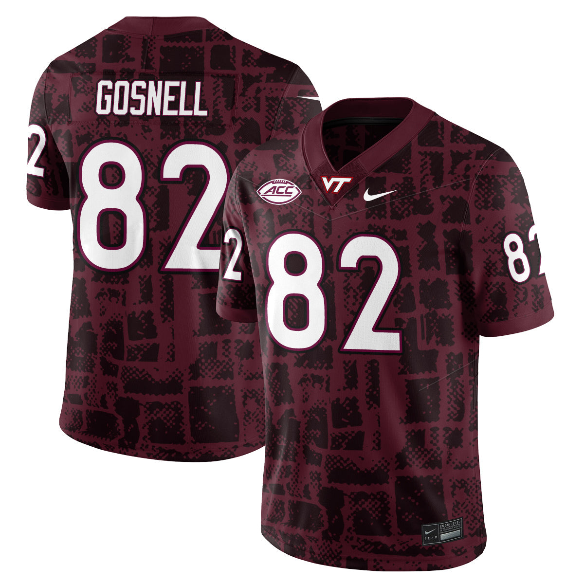 Virginia Tech Football Vapor Limited Jersey - Stitched