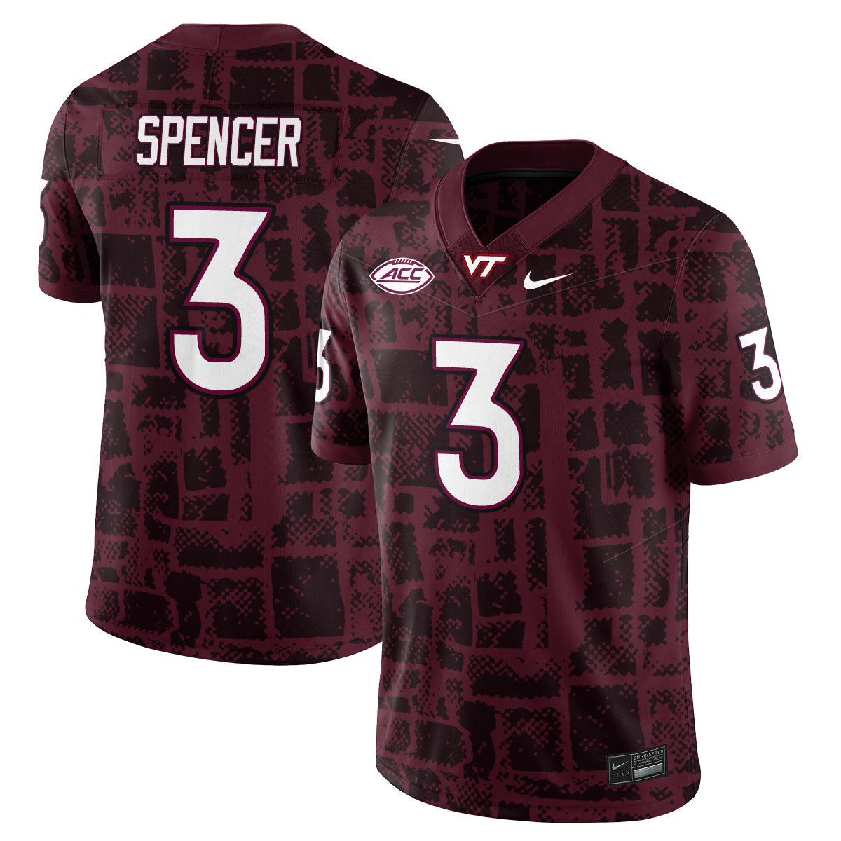 Virginia Tech Football Vapor Limited Jersey - Stitched