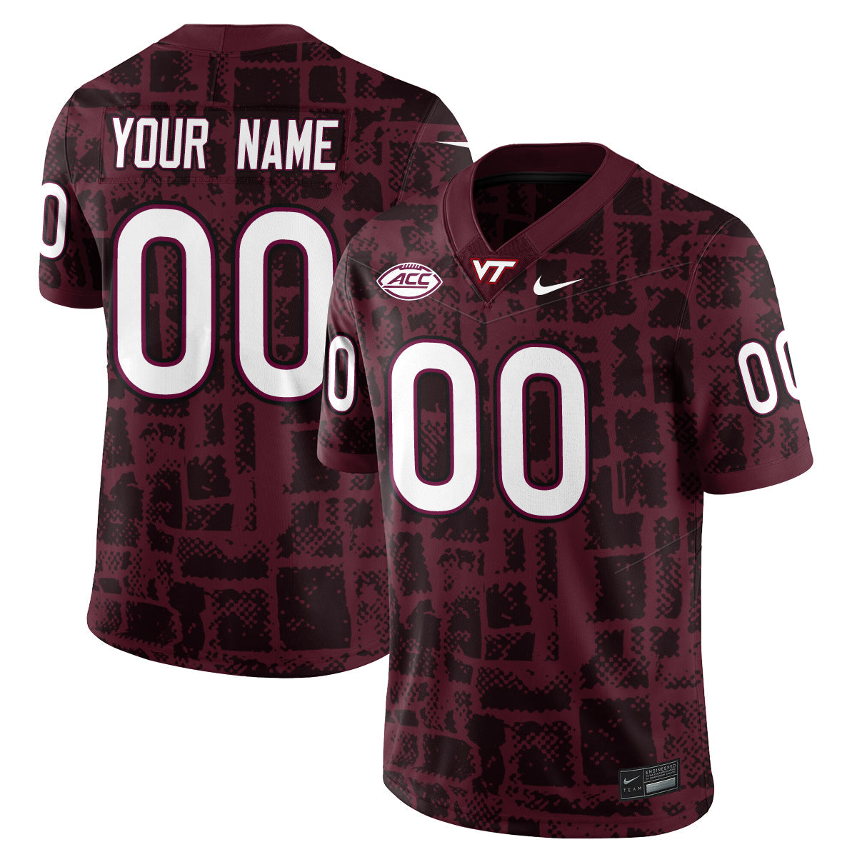 Virginia Tech Football Vapor Limited Custom Jersey - Stitched