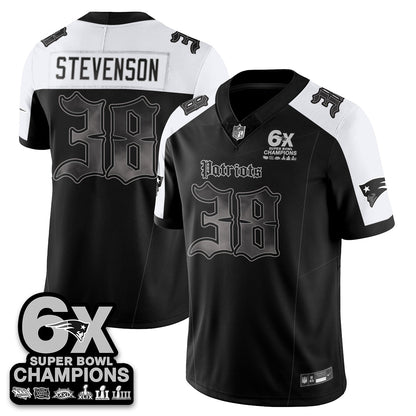 NE 'Dark Gothic' Vapor Limited Jersey - 6-Time Champions - Stitched