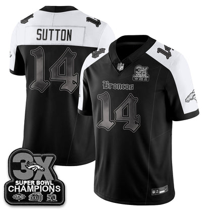 DEN 'Dark Gothic' Vapor Limited Jersey - 3-Time Champions - Stitched