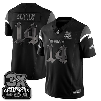 DEN 'Dark Gothic' Vapor Limited Jersey - 3-Time Champions - Stitched