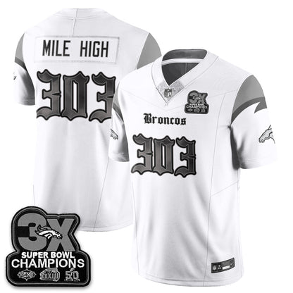 DEN 'Dark Gothic' Vapor Limited Jersey - 3-Time Champions - Stitched