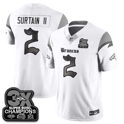 DEN 'Dark Gothic' Vapor Limited Jersey - 3-Time Champions - Stitched