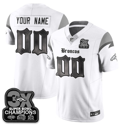 DEN 'Dark Gothic' Vapor Limited Jersey - 3-Time Champions - Stitched
