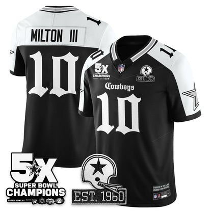 DAL 'Gothic 5-Time Champions Edition' Vapor Limited Jersey - Stitched