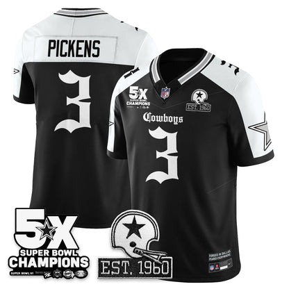 DAL 'Gothic 5-Time Champions Edition' Vapor Limited Jersey - Stitched